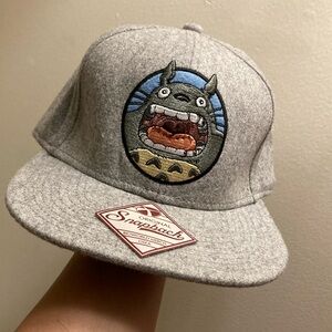 Totoro wool SnapBack hat, NWOT, like new, never worn, Studio Ghibli anime